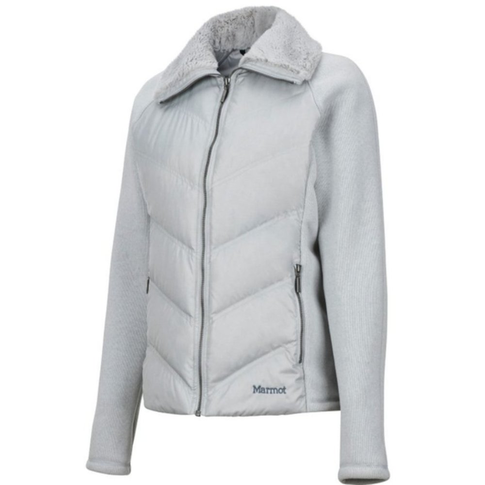 Marmot Thea Sweater Fleece Down fill Jacket Size S Like New!